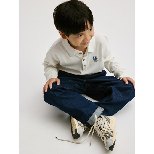 Reserved - Jeansy Carrot - granatowy ze sklepu Reserved w kategorii Spodnie chłopięce - zdjęcie 186400940