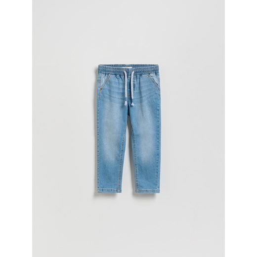 Reserved - Elastyczne jeansy carrot - niebieski Reserved 110 (4-5 lat) Reserved