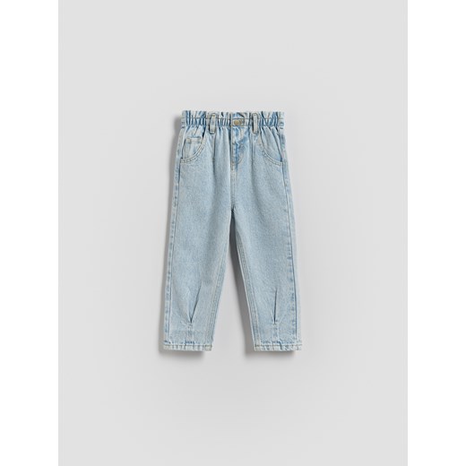 Reserved - Jeansy baggy - niebieski ze sklepu Reserved w kategorii Spodnie dziewczęce - zdjęcie 186401722