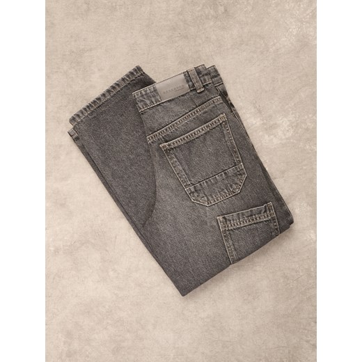 Reserved - Jeansy relaxed fit - szary ze sklepu Reserved w kategorii Spodnie chłopięce - zdjęcie 186402443