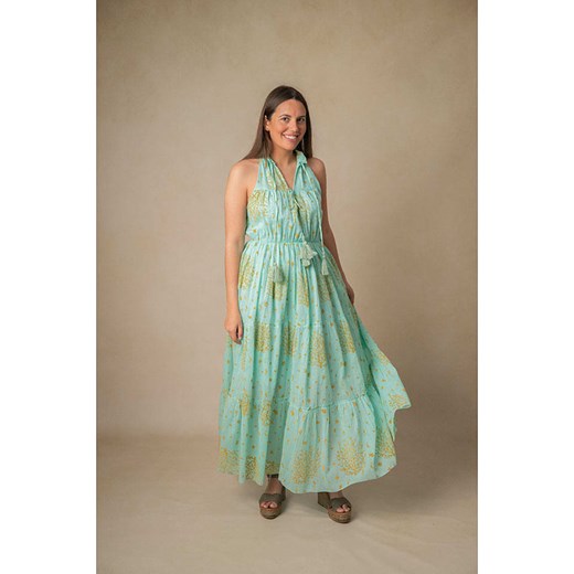 Lula Natura Sukienka w kolorze turkusowym ze sklepu Limango Polska w kategorii Sukienki - zdjęcie 186403470