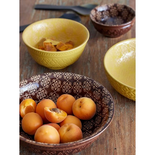 Bloomingville Miska &quot;Marsala&quot; w kolorze brązowym do serwowania - Ø 21 Bloomingville onesize okazja Limango Polska