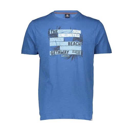 Lerros Koszulka w kolorze niebieskim ze sklepu Limango Polska w kategorii T-shirty męskie - zdjęcie 186403730