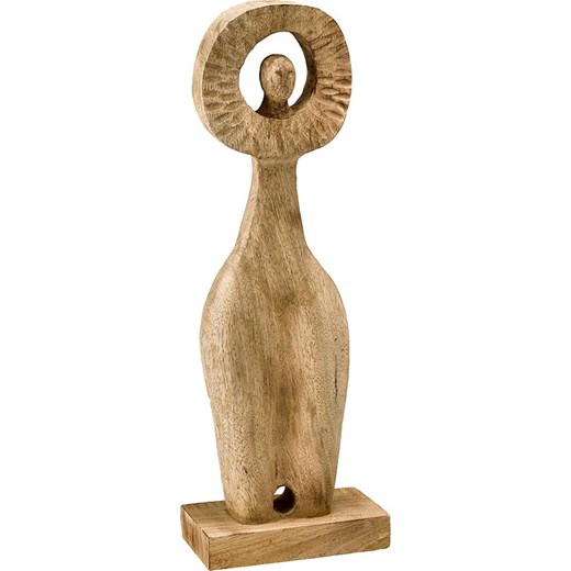 heine home Figurka dekoracyjna w kolorze jasnobrązowym - 18 x 52 x 10,5 cm ze sklepu Limango Polska w kategorii Dekoracje - zdjęcie 186404144