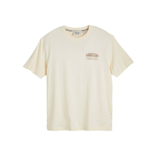 Scotch &amp; Soda Koszulka w kolorze kremowym ze sklepu Limango Polska w kategorii T-shirty męskie - zdjęcie 186404302