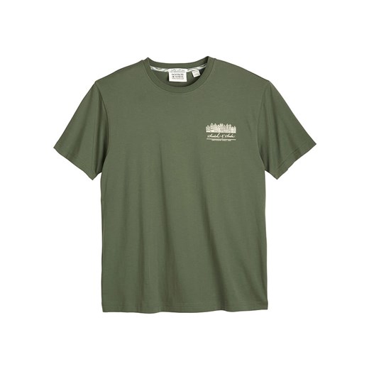 Scotch &amp; Soda Koszulka w kolorze khaki ze sklepu Limango Polska w kategorii T-shirty męskie - zdjęcie 186404304