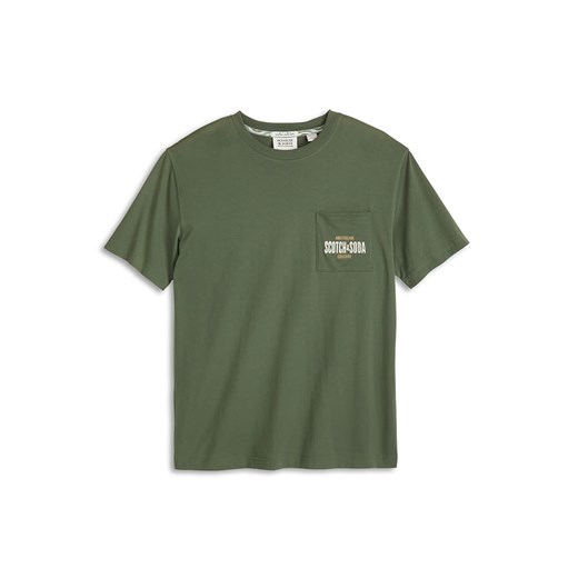 Scotch &amp; Soda Koszulka w kolorze khaki ze sklepu Limango Polska w kategorii T-shirty męskie - zdjęcie 186404314