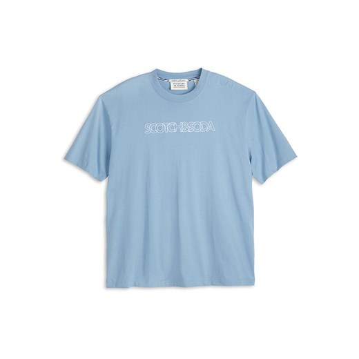 Scotch &amp; Soda Koszulka w kolorze błękitnym ze sklepu Limango Polska w kategorii T-shirty męskie - zdjęcie 186404320