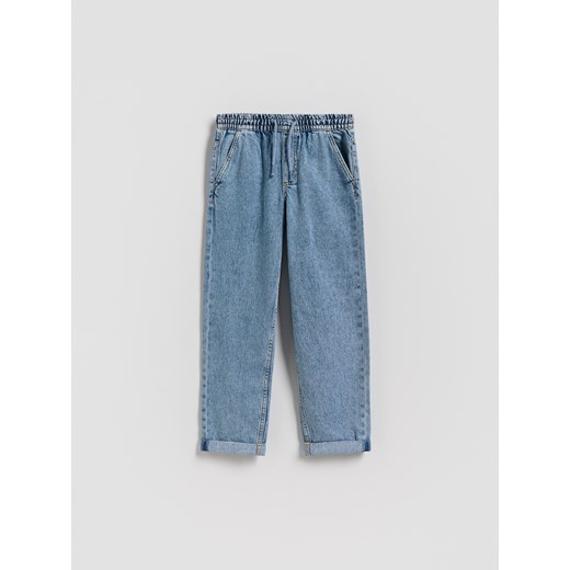 Reserved - Jeansy Carrot - niebieski ze sklepu Reserved w kategorii Spodnie chłopięce - zdjęcie 186406023
