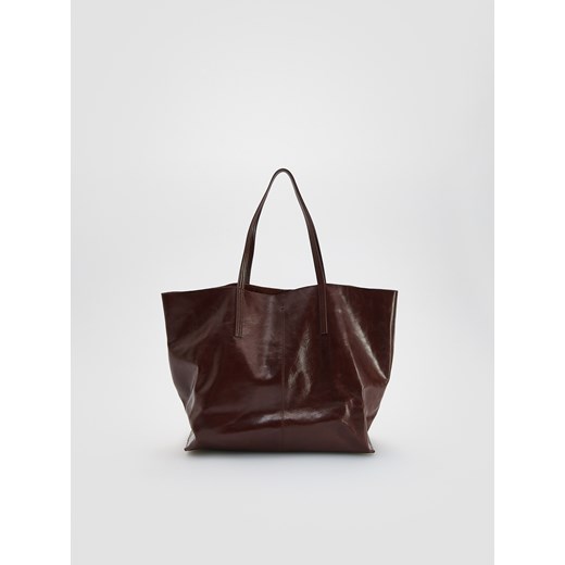 Reserved - Torebka shopper - bordowy ze sklepu Reserved w kategorii Torby Shopper bag - zdjęcie 186406333