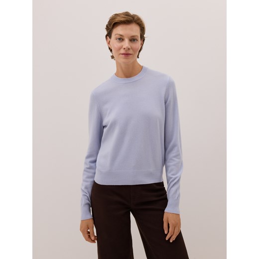 Reserved - Sweter z wełny merino - jasnoniebieski ze sklepu Reserved w kategorii Swetry damskie - zdjęcie 186406770