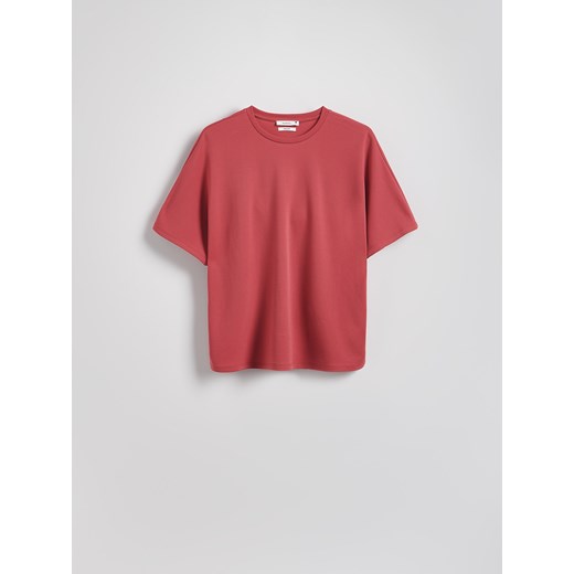 Reserved - T-shirt kimono z dodatkiem modalu - jasnofioletowy Reserved S okazyjna cena Reserved