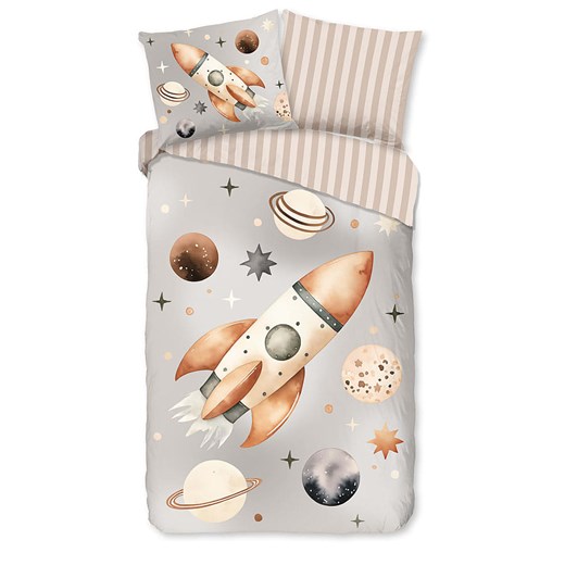 Good Morning Komplet pościeli &quot;Explore&quot; w kolorze szarym Good Morning 135x200 cm okazja Limango Polska