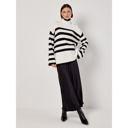 Apricot Sweter w kolorze biało-czarnym ze sklepu Limango Polska w kategorii Swetry damskie - zdjęcie 186408090