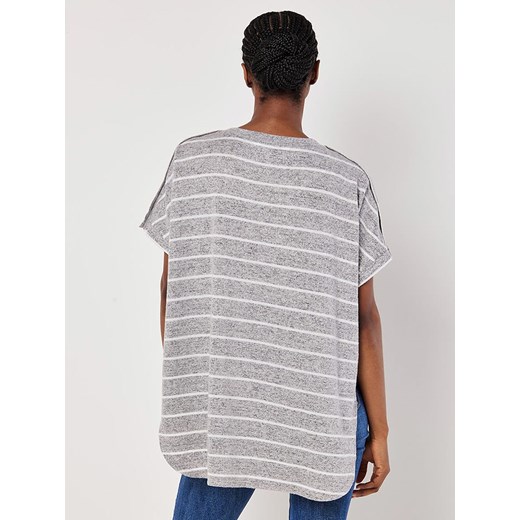 Apricot Koszulka w kolorze szaro-białym S wyprzedaż Limango Polska