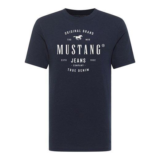 Męski T-Shirt Mustang Style Alex Dark Sapphire 1017331 4136 ze sklepu YouNeedit.pl w kategorii T-shirty męskie - zdjęcie 186408470