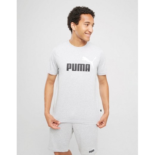 PUMA T-SHIRT ESS+ 2 COL LOGO TEE ze sklepu JD Sports  w kategorii T-shirty męskie - zdjęcie 186408563