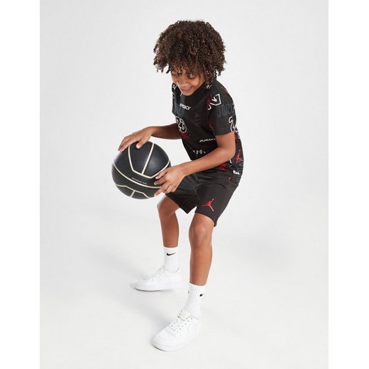 JORDAN KOMPLET AOP T/SHT BLK/WHT ze sklepu JD Sports  w kategorii Komplety chłopięce - zdjęcie 186408641