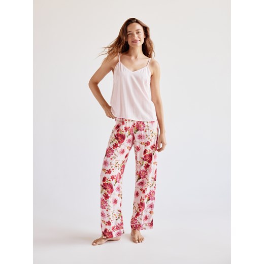 Reserved - Wzorzysta piżama dwuczęściowa - fuksja ze sklepu Reserved w kategorii Piżamy damskie - zdjęcie 186409554