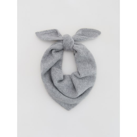 Reserved - Wełniany szalik z dodatkiem kaszmiru - jasnoszary ze sklepu Reserved w kategorii Szaliki i chusty damskie - zdjęcie 186410084