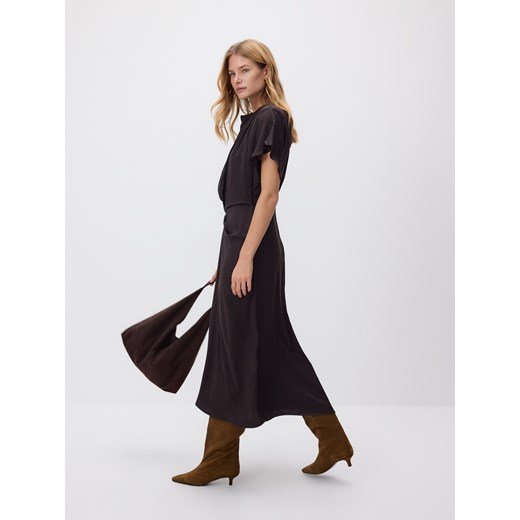 Reserved - Wzorzysta sukienka maxi - brązowy ze sklepu Reserved w kategorii Sukienki - zdjęcie 186410121