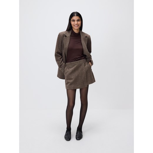 Reserved - Spódnico-szorty z wełną - wielobarwny Reserved XL Reserved