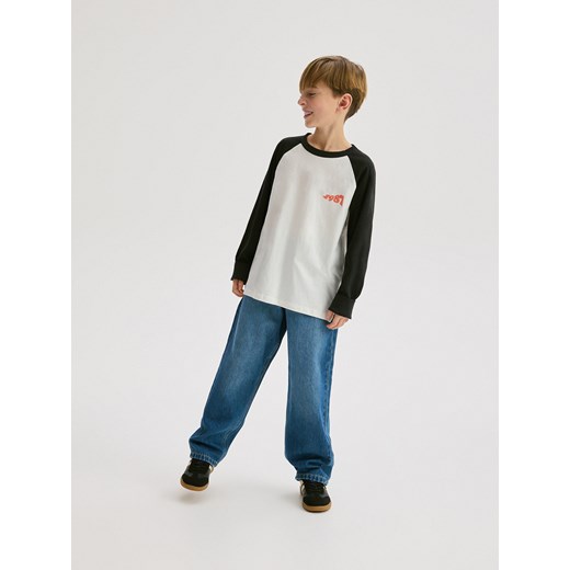 Reserved - Classic denim straight - niebieski ze sklepu Reserved w kategorii Spodnie chłopięce - zdjęcie 186410941