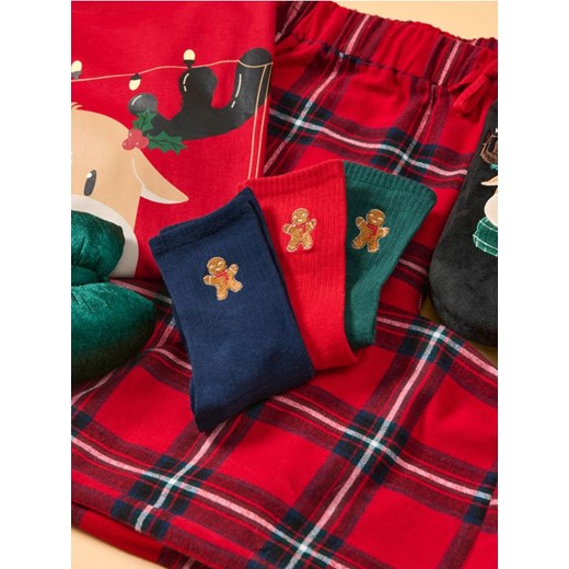 Sinsay - Skarpetki 3 pack - wielobarwny ze sklepu Sinsay w kategorii Skarpetki męskie - zdjęcie 186413771