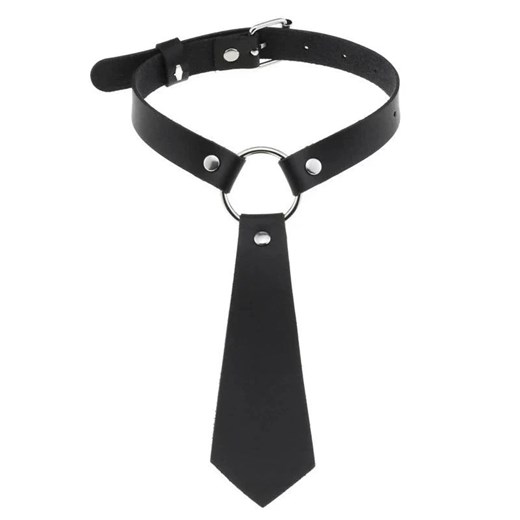 Choker krawat - Czarny ze sklepu Intimica.pl w kategorii Naszyjniki - zdjęcie 186415651