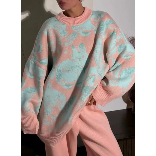 Komplet różnokolorowy odzieży domowej - Różowy S ze sklepu Intimica.pl w kategorii Komplety i garnitury damskie - zdjęcie 186419412