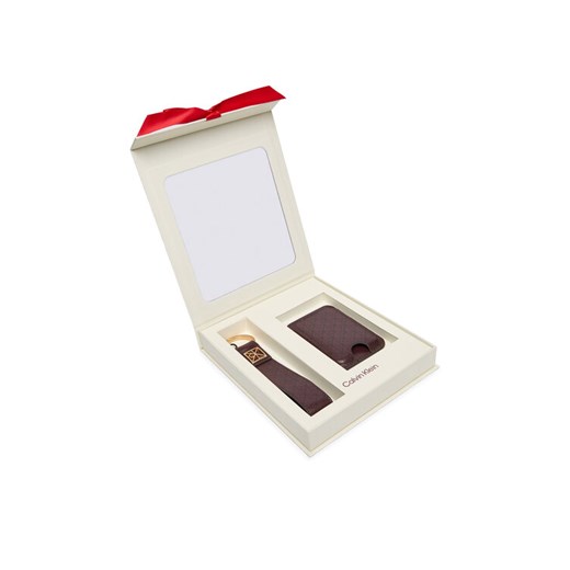 Calvin Klein Zestaw upominkowy LV04F1101G Bordowy ze sklepu MODIVO w kategorii Dodatki męskie - zdjęcie 186427182