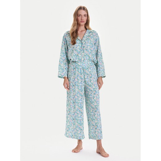 United Colors Of Benetton Piżama 4W313P00U Zielony Relaxed Fit ze sklepu MODIVO w kategorii Piżamy damskie - zdjęcie 186427233