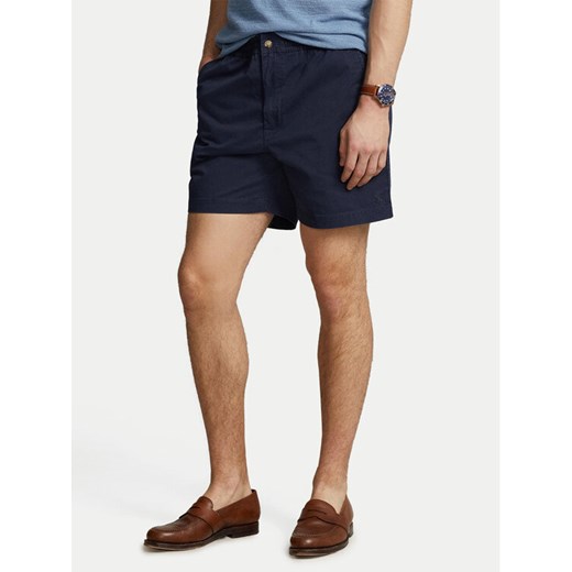 Polo Ralph Lauren Szorty materiałowe Prepster 710644995 Granatowy Classic Fit ze sklepu MODIVO w kategorii Spodenki męskie - zdjęcie 186427244