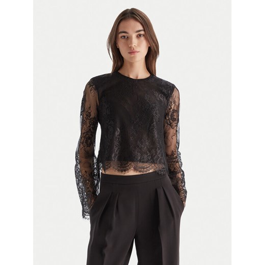 Bardot Bluzka Antonelle 60127TB Czarny Regular Fit ze sklepu MODIVO w kategorii Bluzki damskie - zdjęcie 186427301