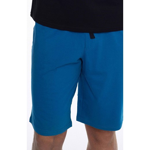 Bawełniana piżama męska Earth 41292-99X, Kolor czarno-niebieski, Rozmiar M, Henderson M Intymna promocja