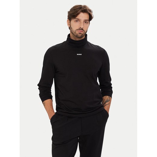 HUGO Golf Daporollo 50547372 Czarny Regular Fit ze sklepu MODIVO w kategorii Swetry męskie - zdjęcie 186429533