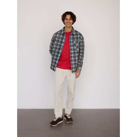 Reserved - Koszula comfort fit w kratę - niebieski ze sklepu Reserved w kategorii Koszule męskie - zdjęcie 186431911