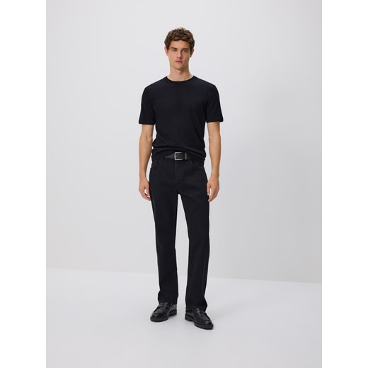 Reserved - Jeansy straight fit - czarny ze sklepu Reserved w kategorii Jeansy męskie - zdjęcie 186432121