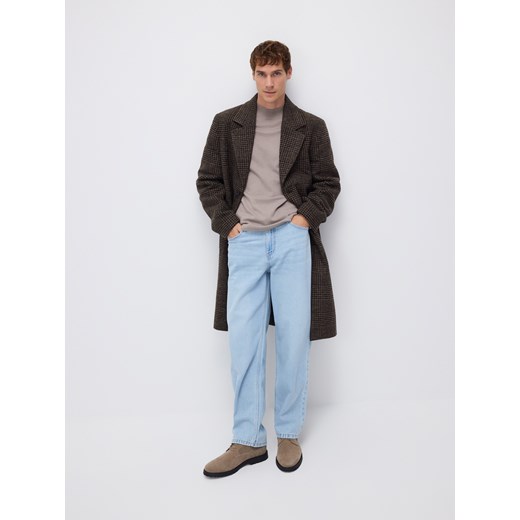 Reserved - Jeansy straight z efektem sprania - niebieski ze sklepu Reserved w kategorii Jeansy męskie - zdjęcie 186432242