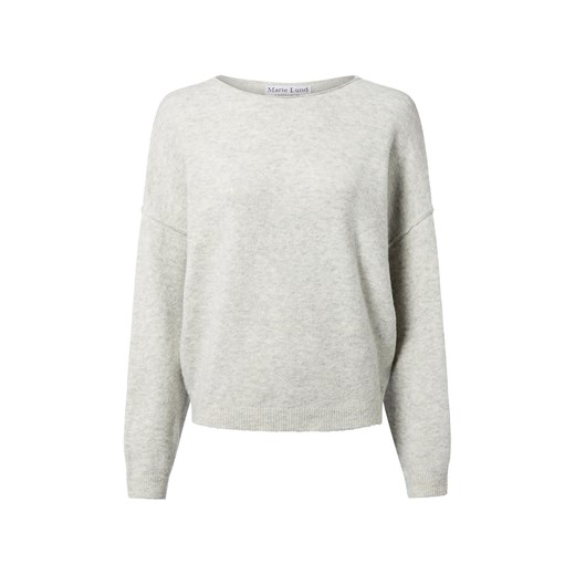 Marie Lund Sweter damski Kobiety jasny szary marmurkowy ze sklepu vangraaf w kategorii Swetry damskie - zdjęcie 186432451