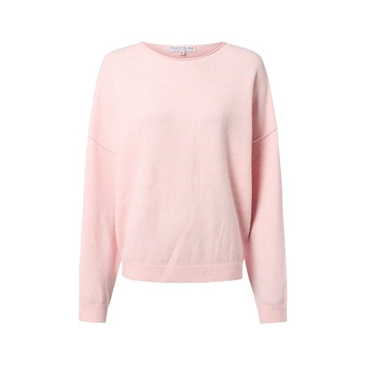 Marie Lund Sweter damski Kobiety różowy marmurkowy ze sklepu vangraaf w kategorii Swetry damskie - zdjęcie 186432454