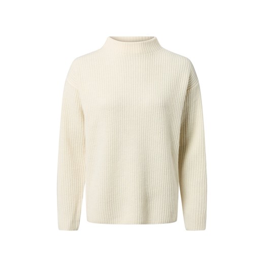 Marie Lund Sweter damski z dzianiny merino Kobiety Wełna merino écru jednolity ze sklepu vangraaf w kategorii Swetry damskie - zdjęcie 186432460