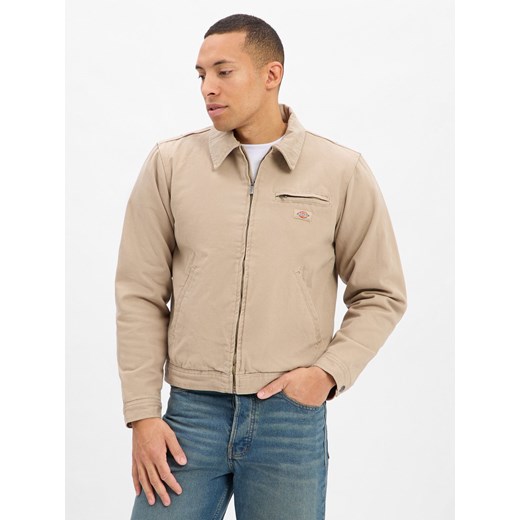 Dickies Męska kurtka płócienna Mężczyźni Bawełna melanżowy jednolity ze sklepu vangraaf w kategorii Kurtki męskie - zdjęcie 186432501