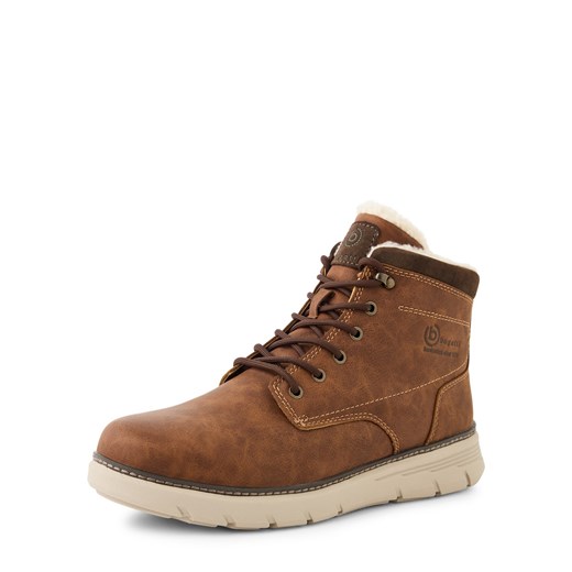 Bugatti Buty Mężczyźni Sztuczna skóra koniakowy jednolity ze sklepu vangraaf w kategorii Buty zimowe męskie - zdjęcie 186432513