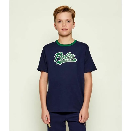 POLO RALPH LAUREN T-shirt | Regular Fit ze sklepu Gomez Fashion Store w kategorii T-shirty chłopięce - zdjęcie 186433601