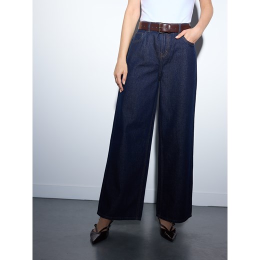 Mohito - Jeansy baggy - granatowy Mohito 40 Mohito