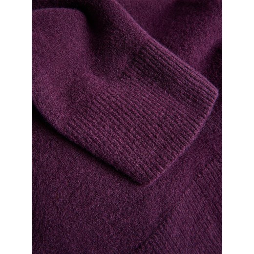 Reserved - Sweter z niskim golfem - mahoniowy Reserved S Reserved