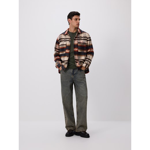 Reserved - Jeansy loose z efektem sprania - indigo jeans ze sklepu Reserved w kategorii Jeansy męskie - zdjęcie 186434341