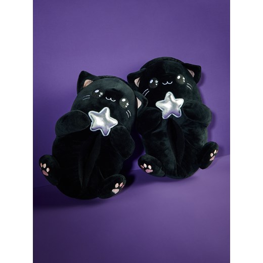 Reserved - Kapcie kotki - czarny ze sklepu Reserved w kategorii Kapcie dziecięce - zdjęcie 186434674