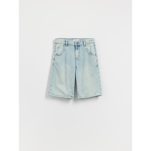 Reserved - Jeansowe szorty - niebieski ze sklepu Reserved w kategorii Spodenki chłopięce - zdjęcie 186434694